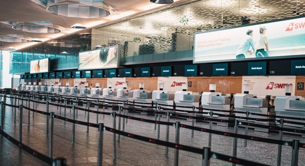 스위스 항공 카운터