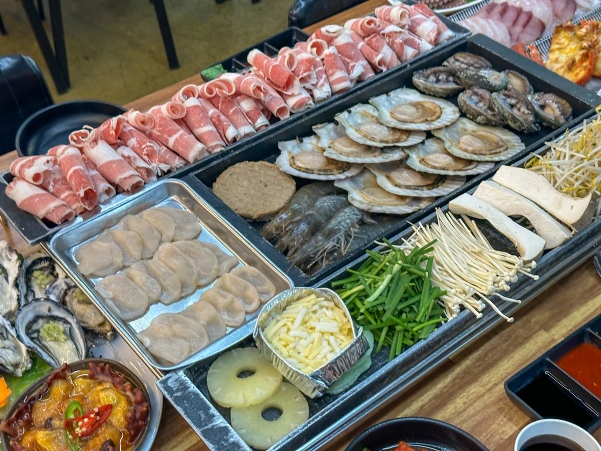 대천키조개삼합