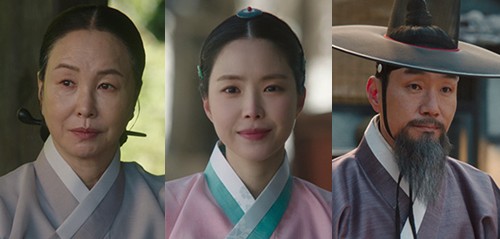 한씨부인 (배우 김미숙) 옥태영 (배우 손나은) 옥필승 (배우 송영규)