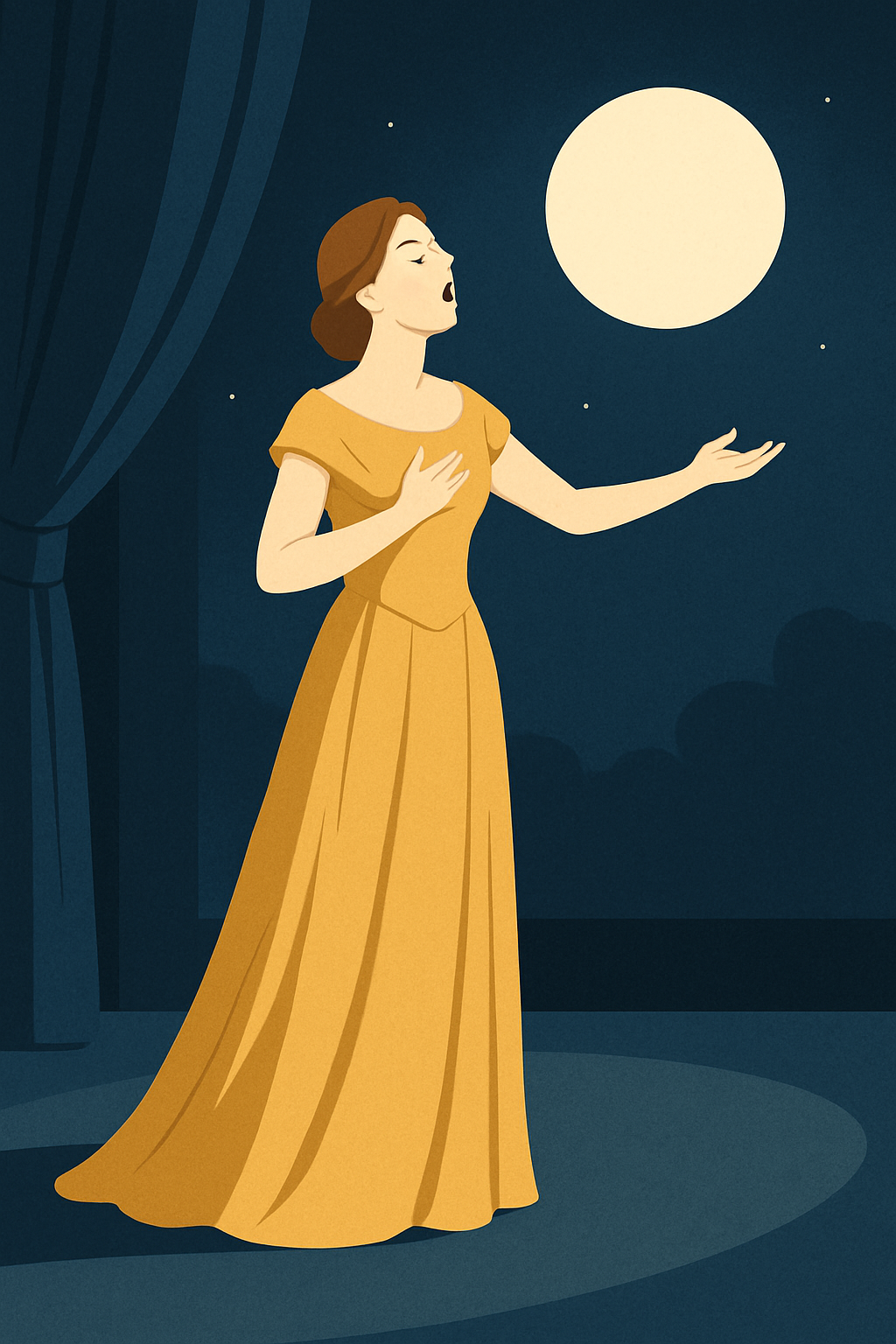 벨리니 아리아 부르는 소프라노