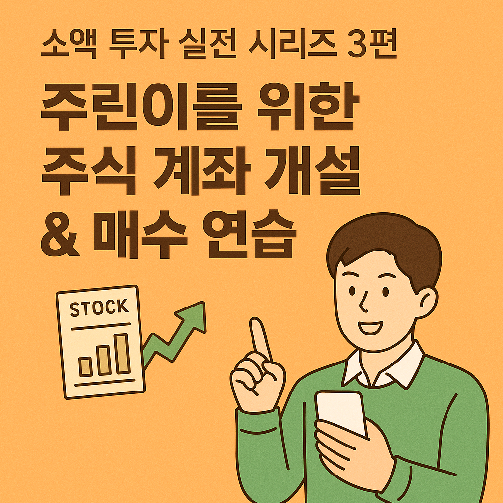 주린이를 위한 주식 계좌 개설 &amp; 매수 연습
