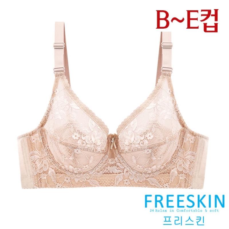 프리스킨 B E컵 레이스 등살 보정브라1종 80B 105E FBR1002
