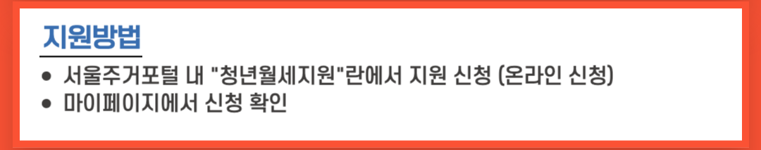 서울시 청년 월세 지원 2025 신청방법 자격요건 지급금액 안내