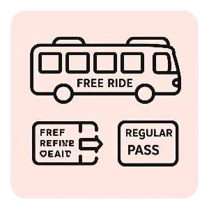 대중교통 무임&middot;환급&middot;정기권 이미지
