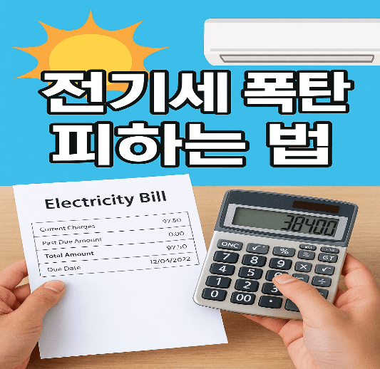 여름 전기세 절약법｜전기요금 계산기와 1등급 가전 활용 꿀팁