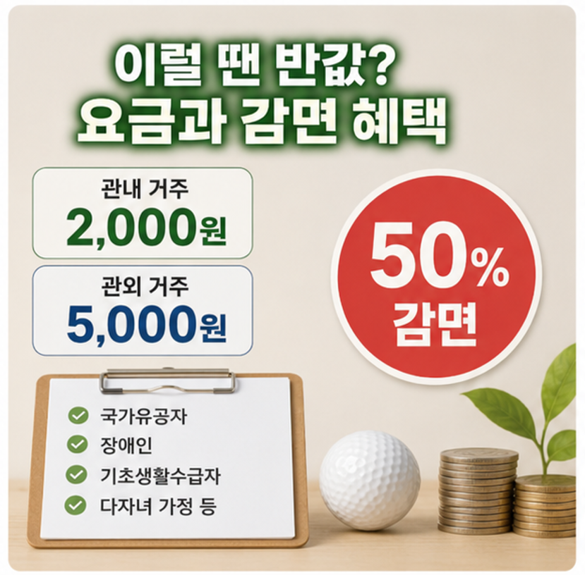 [창원] 90홀 규모의 대산파크골프장, 예약부터 이용 정보 핵심 요약