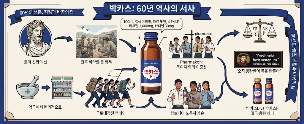 박카스 60년 역사의 서사