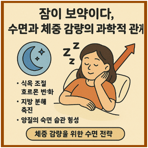 잠이 보약이다, 수면과 체중 감량의 과학적 관계