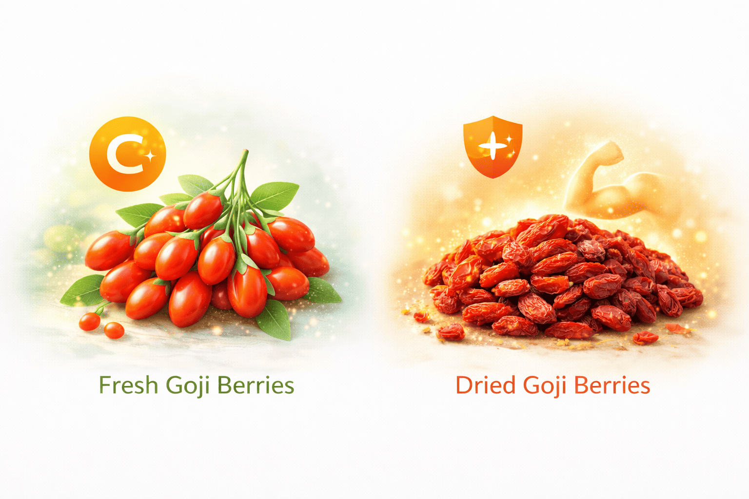 건구기자와 생구기자의 효능 비교