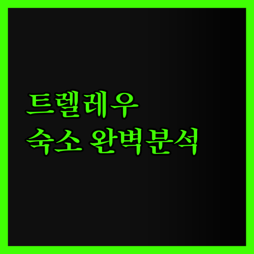 트렐레우 숙소의 모든 것 파헤치기