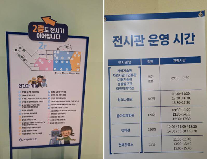 국립중앙과학관 어린이과학관(& 로봇공연 관람)