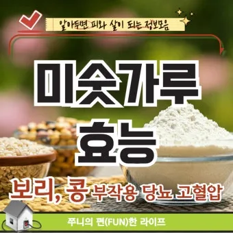 미숫가루 당뇨에 좋은가요 건강하게 먹는법 효능 부작용 혈당 gi지수로_8