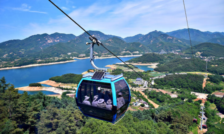 청풍호반 케이블카