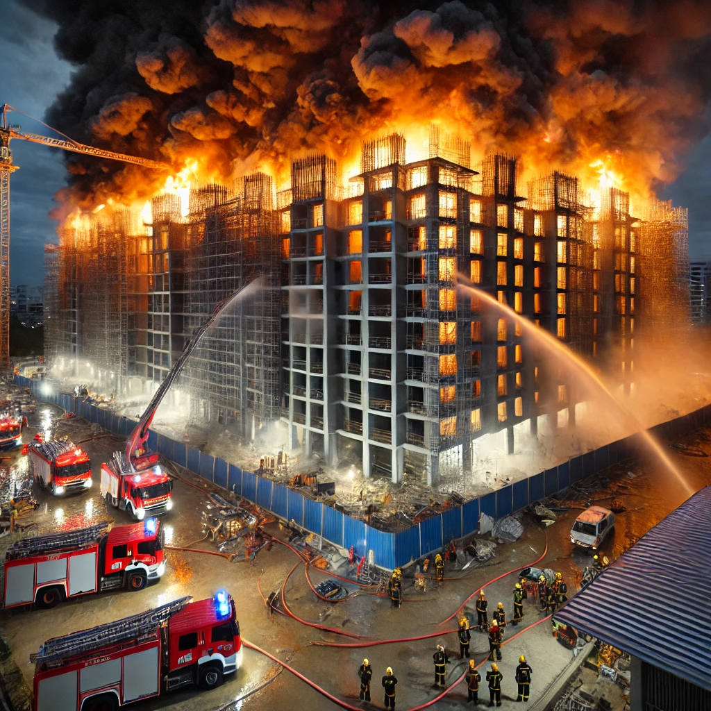 부산 반야트리 공사장 화재 및 대책