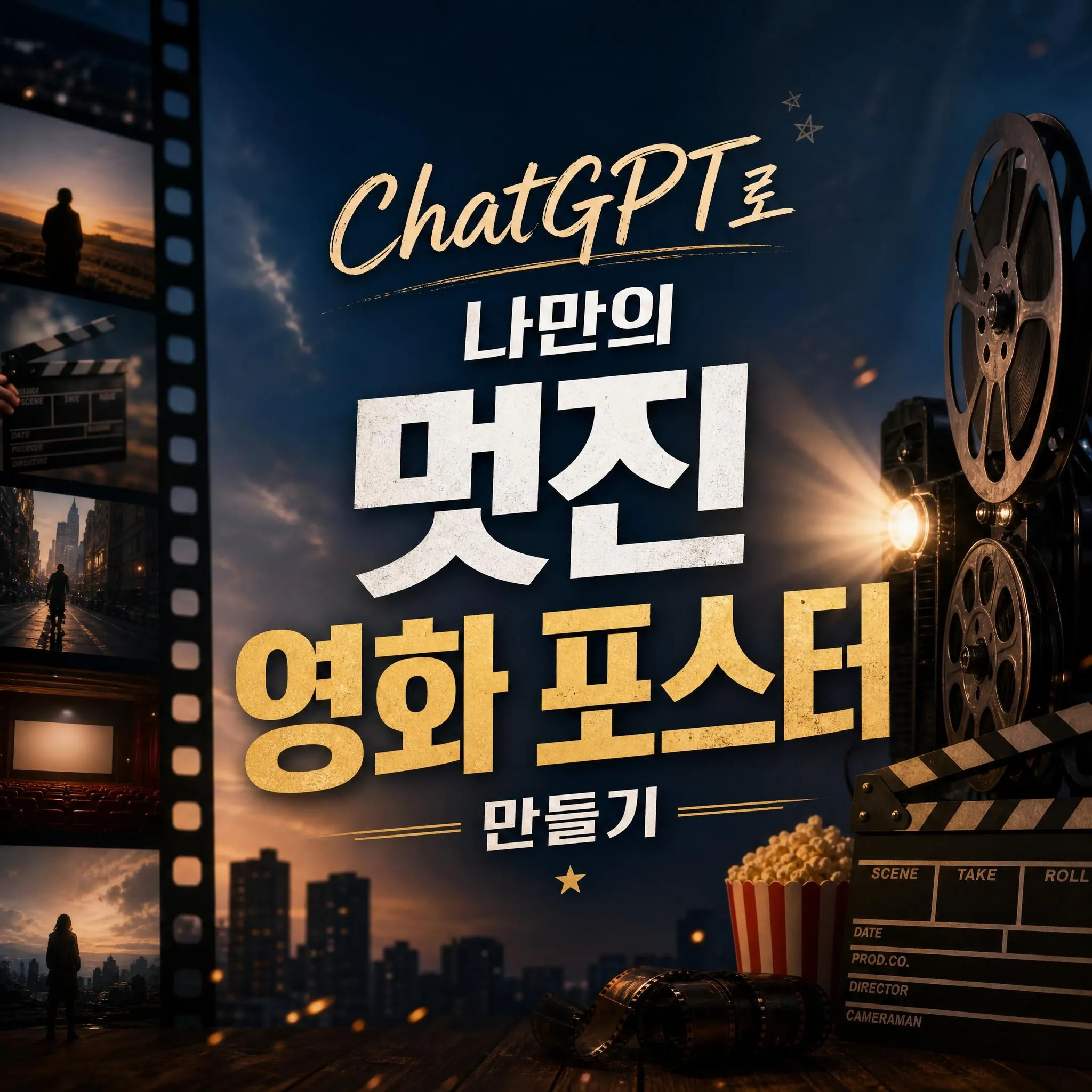 ChatGPT로 나만의 멋진 영화 포스터 만들기