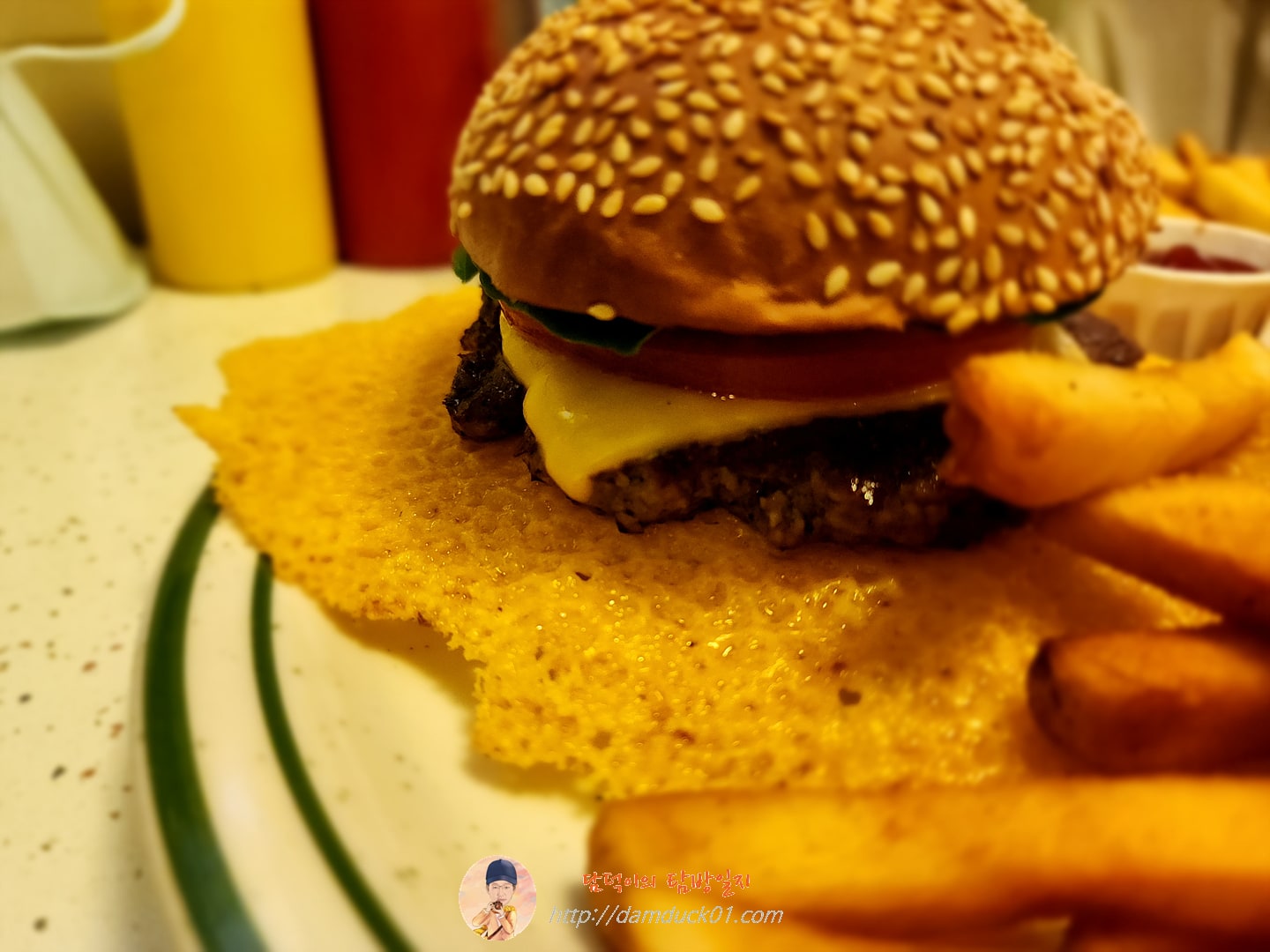 치즈 스커트 버거