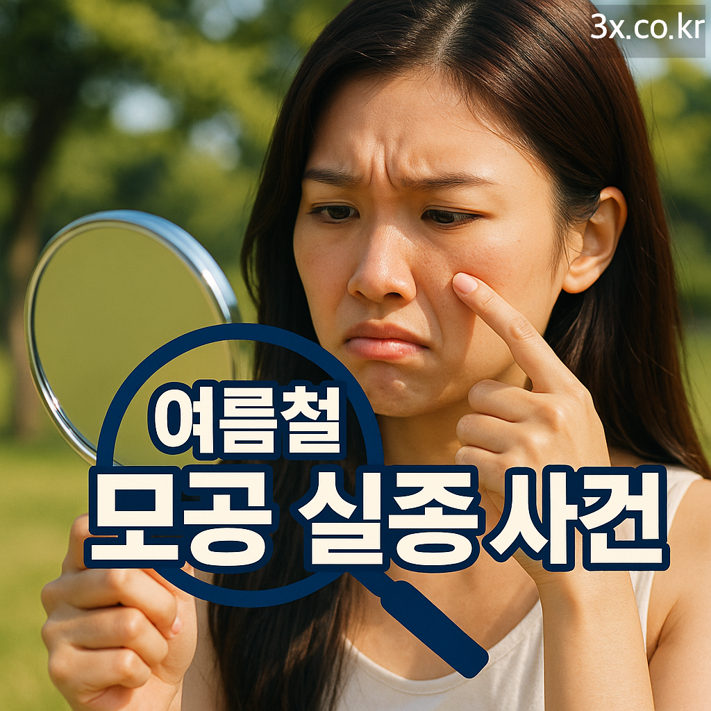 여름철 모공 실종 사건