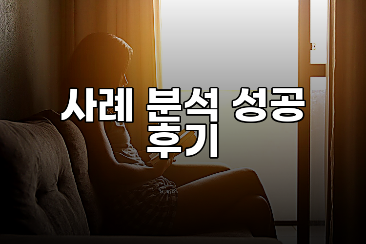 사례 분석 성공 후기