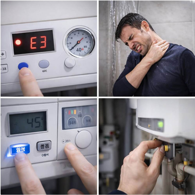보일러 고장으로 오해하기 쉬운 증상과 점검 순서