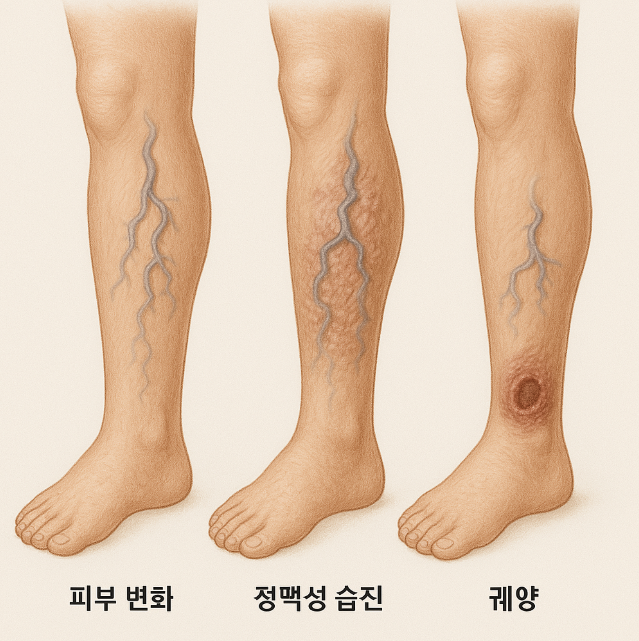 하지정맥류 합병증 이미지