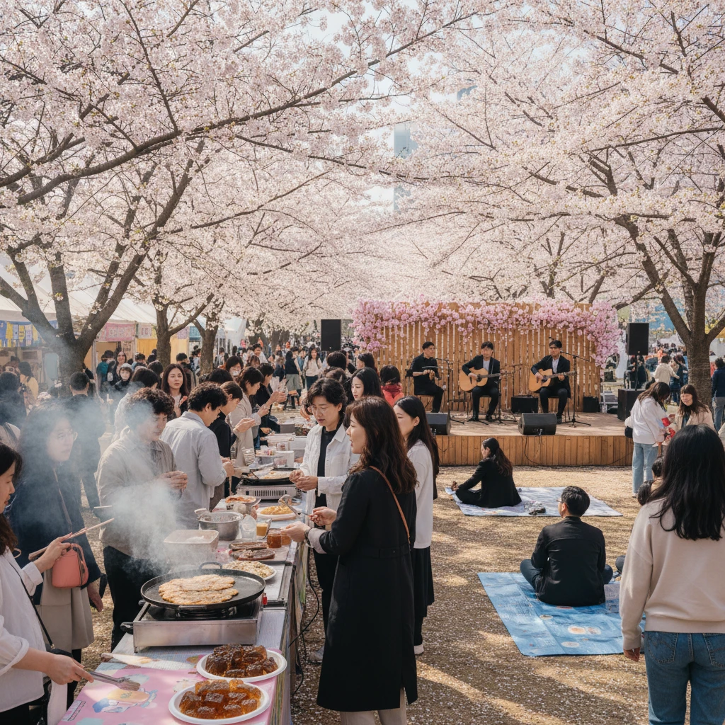양주 가납리 벚꽃 축제 일정 주차장 ..