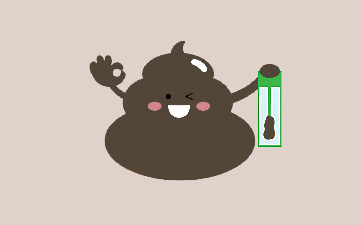 검은색-혈변의-모습