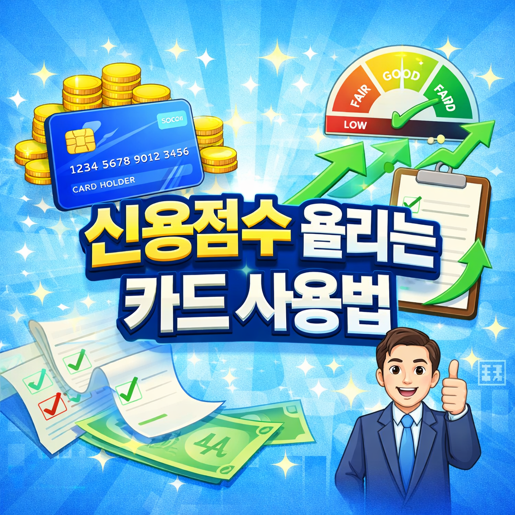 신용점수 올리는 카드 사용법