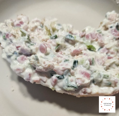 대파크림치즈베이글-대파크림치즈를 베이글 속으로 넉넉히 넣어주기