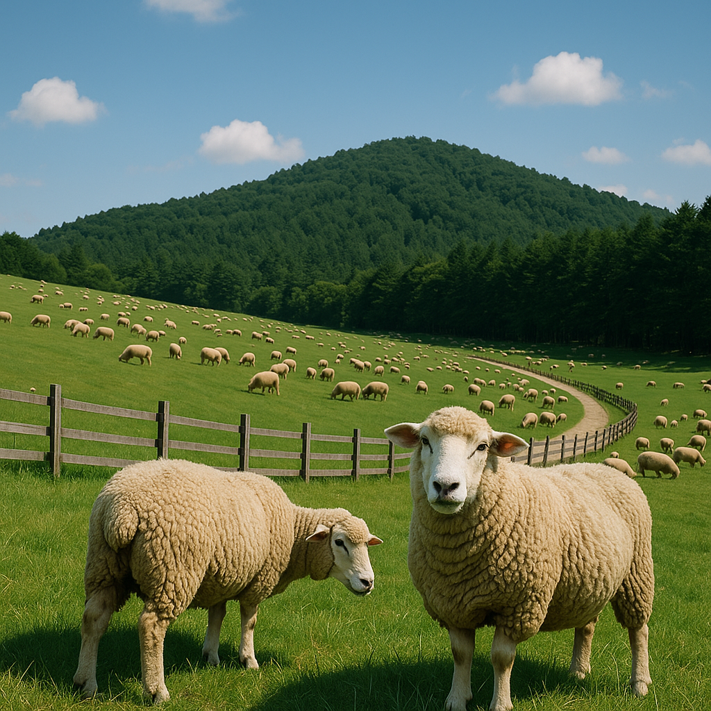 강원도 평창 대관령 양 뗏목장