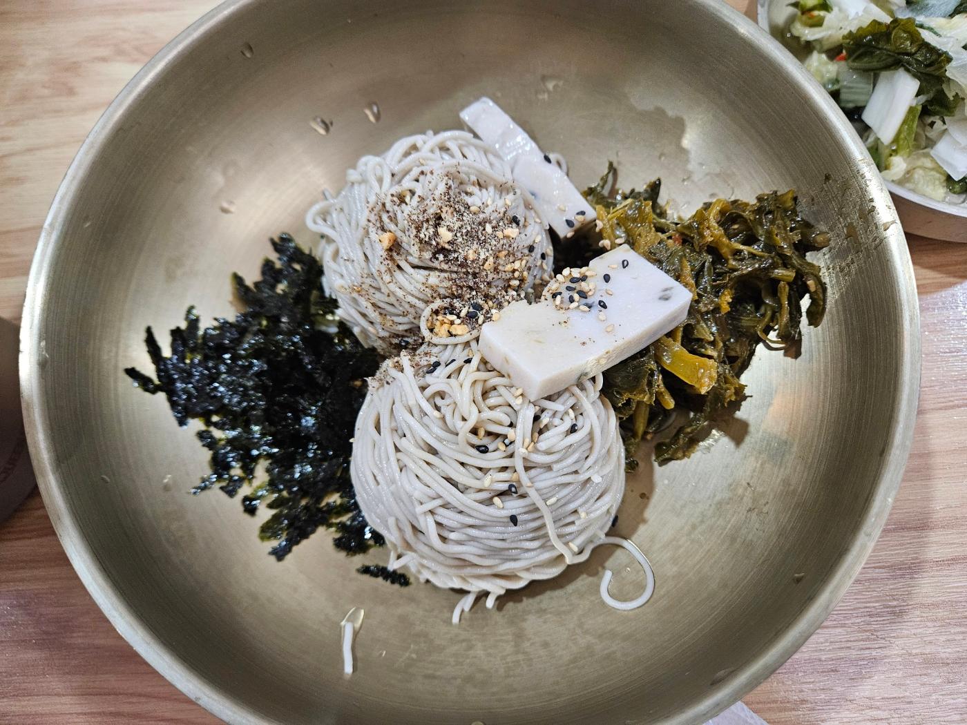 강원도 춘천 막국수 맛집, 시래기 들기름 막국수, 명가 춘천 막국수