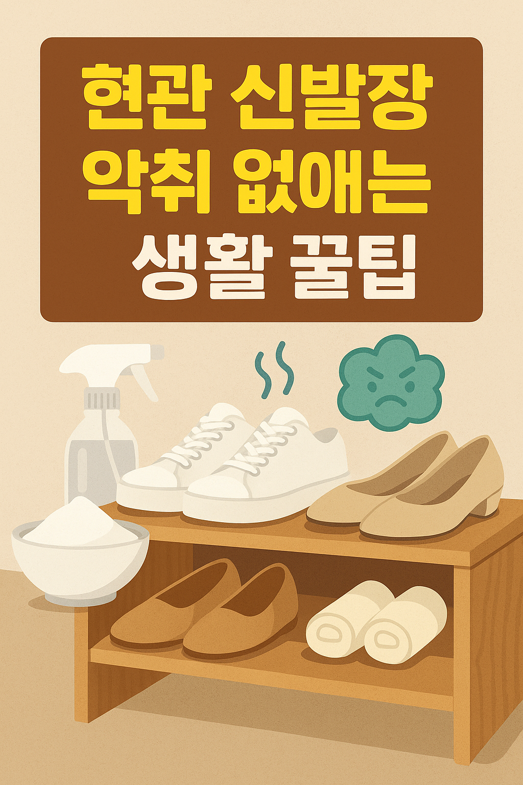 현관 신발장 악취 없애는 생활 꿀팁