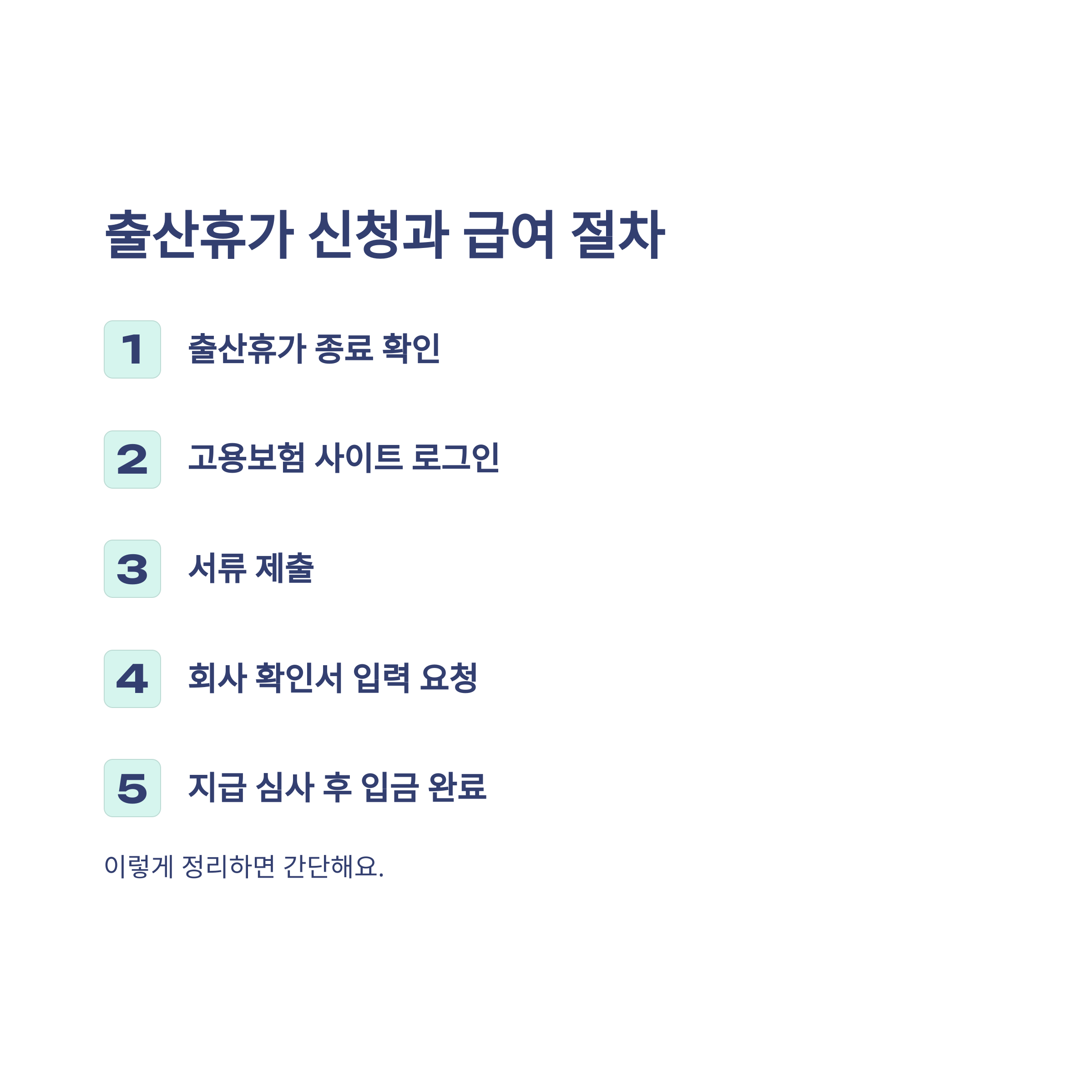 출산전후휴가 120일부터 신청방법·급여·확인서까지 완전 정리11