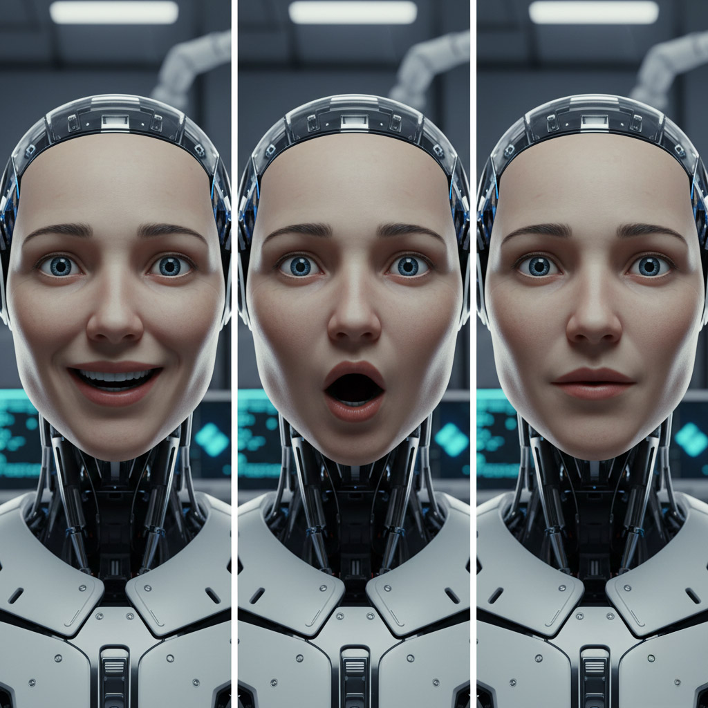 휴머노이드 얼굴의 테스트 시나리오 설계