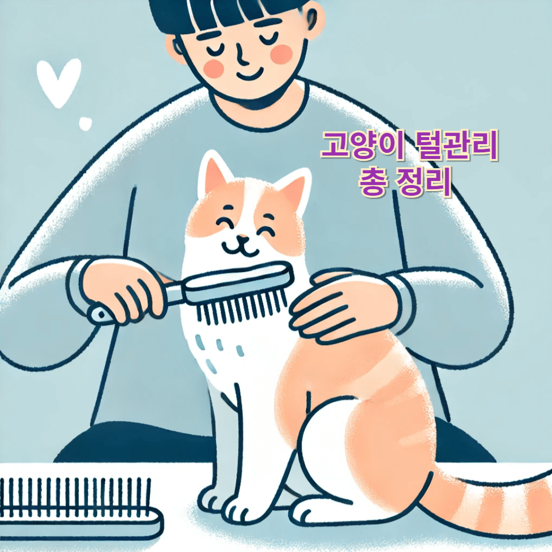 고양 털관리 방법 총정리