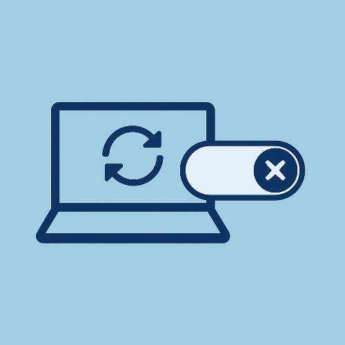 이미지 2. 윈도우 업데이트 체크 박스