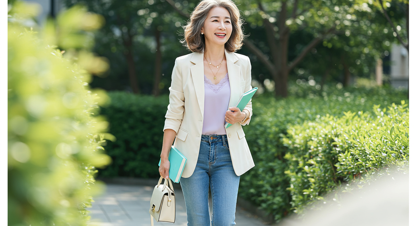 키 작은 중년여성