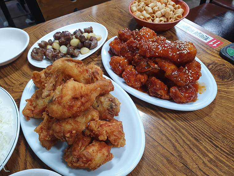 장안통닭-반반치킨