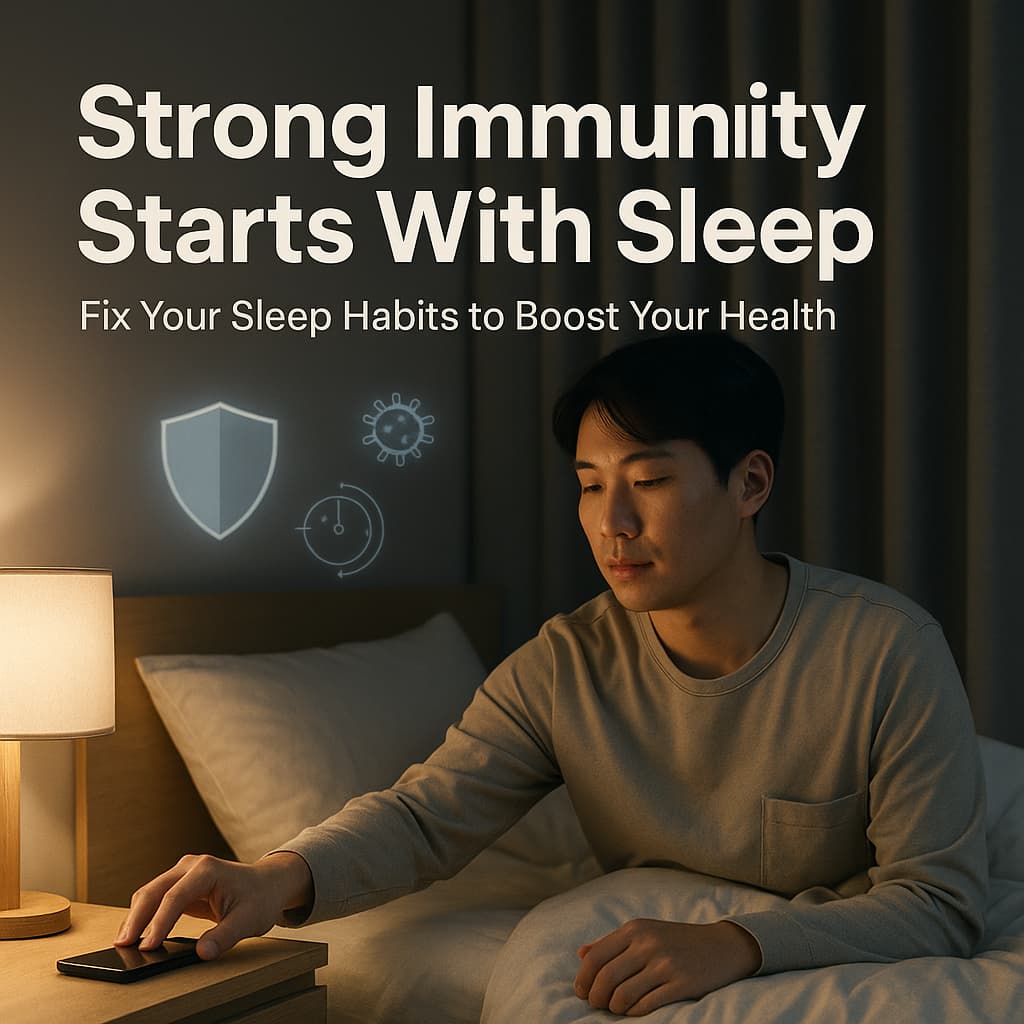 면역력의 시작은 '좋은 수면 습관'