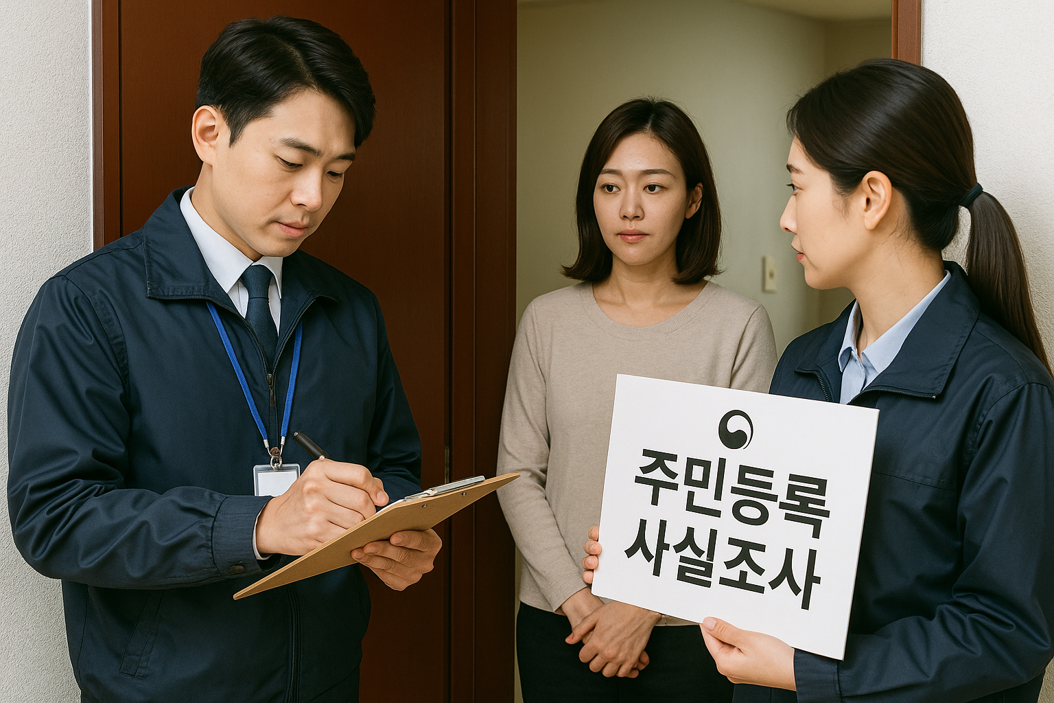 주민등록 사실 조사와 관련된 이미지 사진