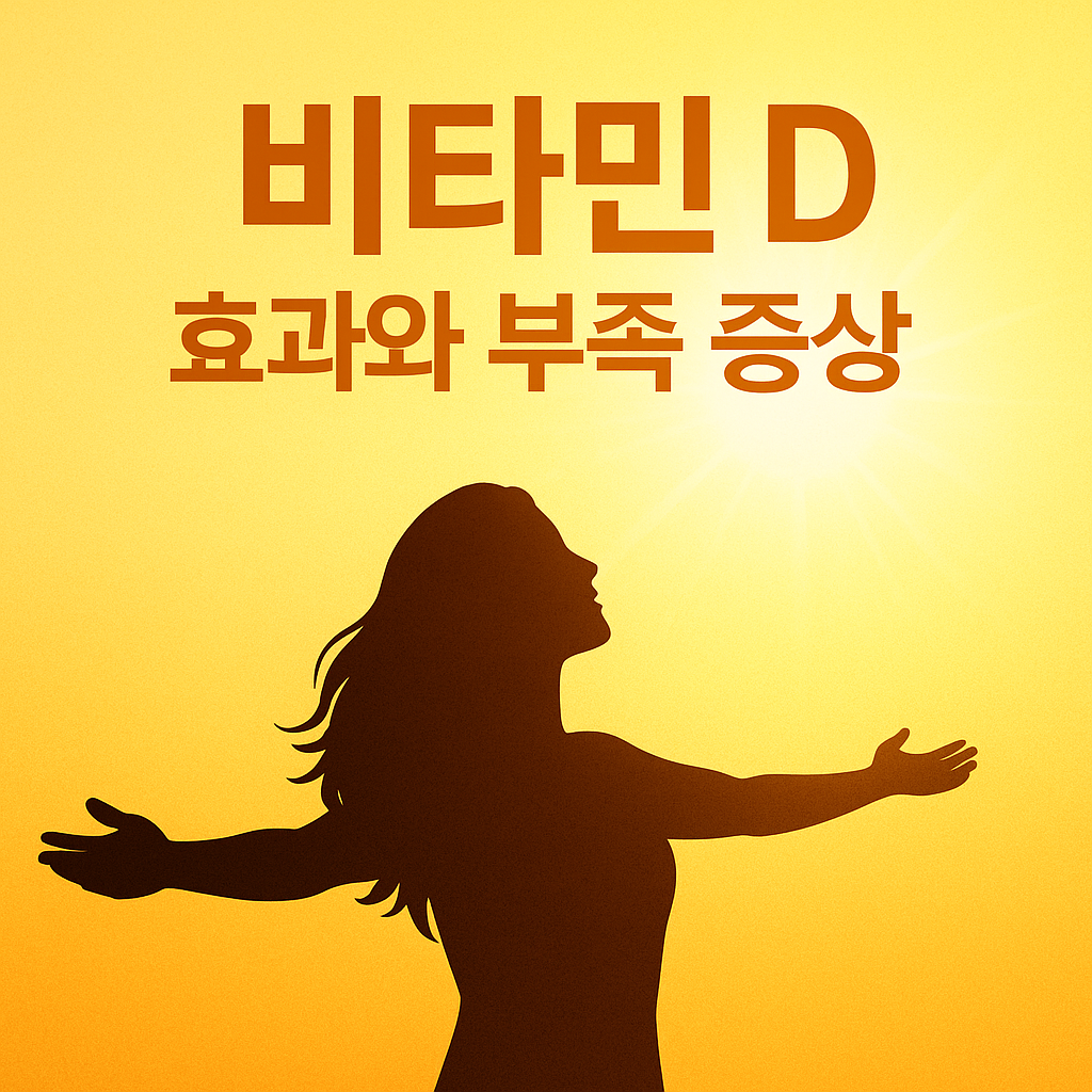 “비타민 D 효과와 부족 증상 — 햇빛으로 합성되는 면역력 강화 영양소”