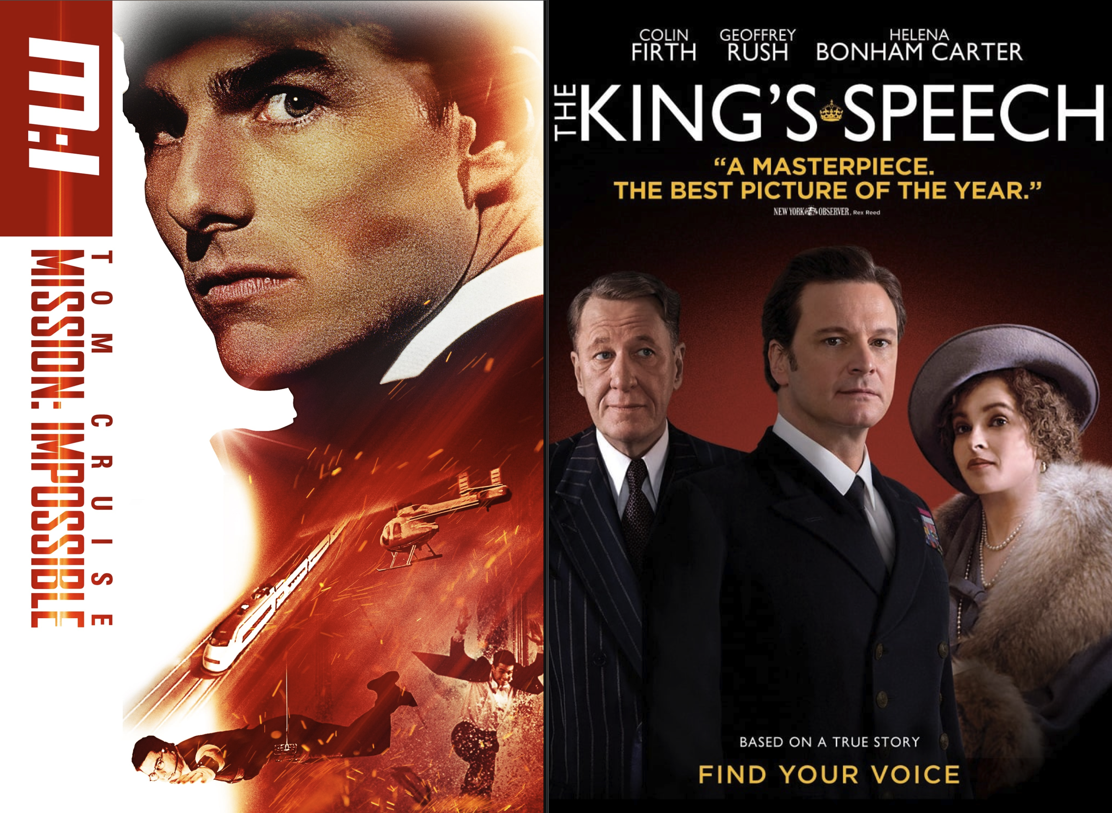 영화포스터 미션 임파서블, 킹스 스피치 사진