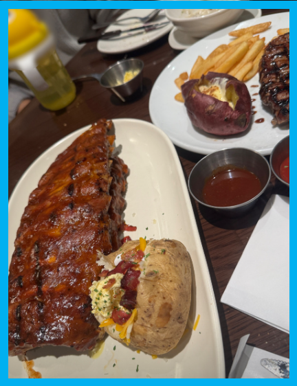 아웃백 스테이크사진