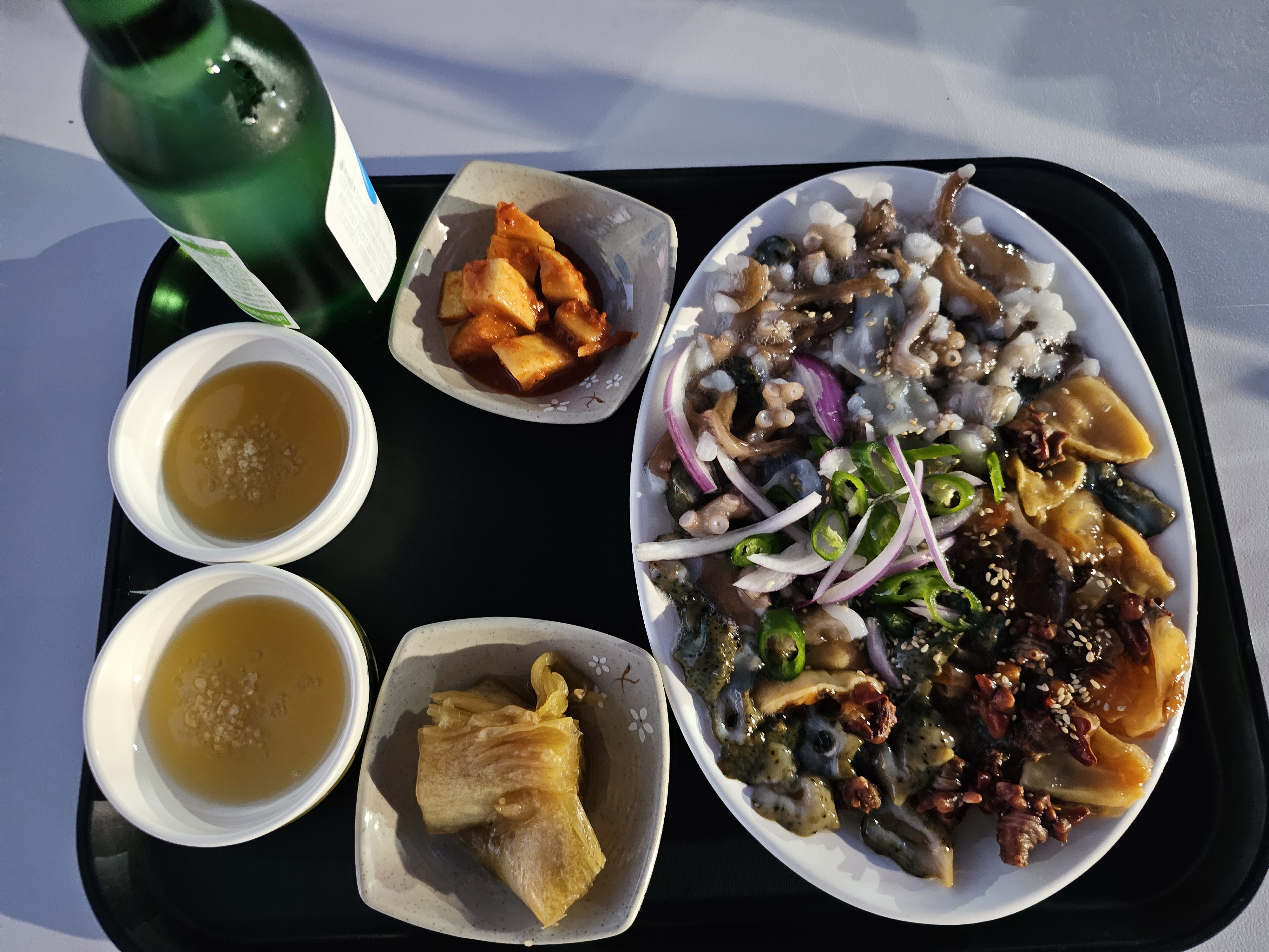 전북 변산 맛집 채석강바다길포차 낙지멍게해삼