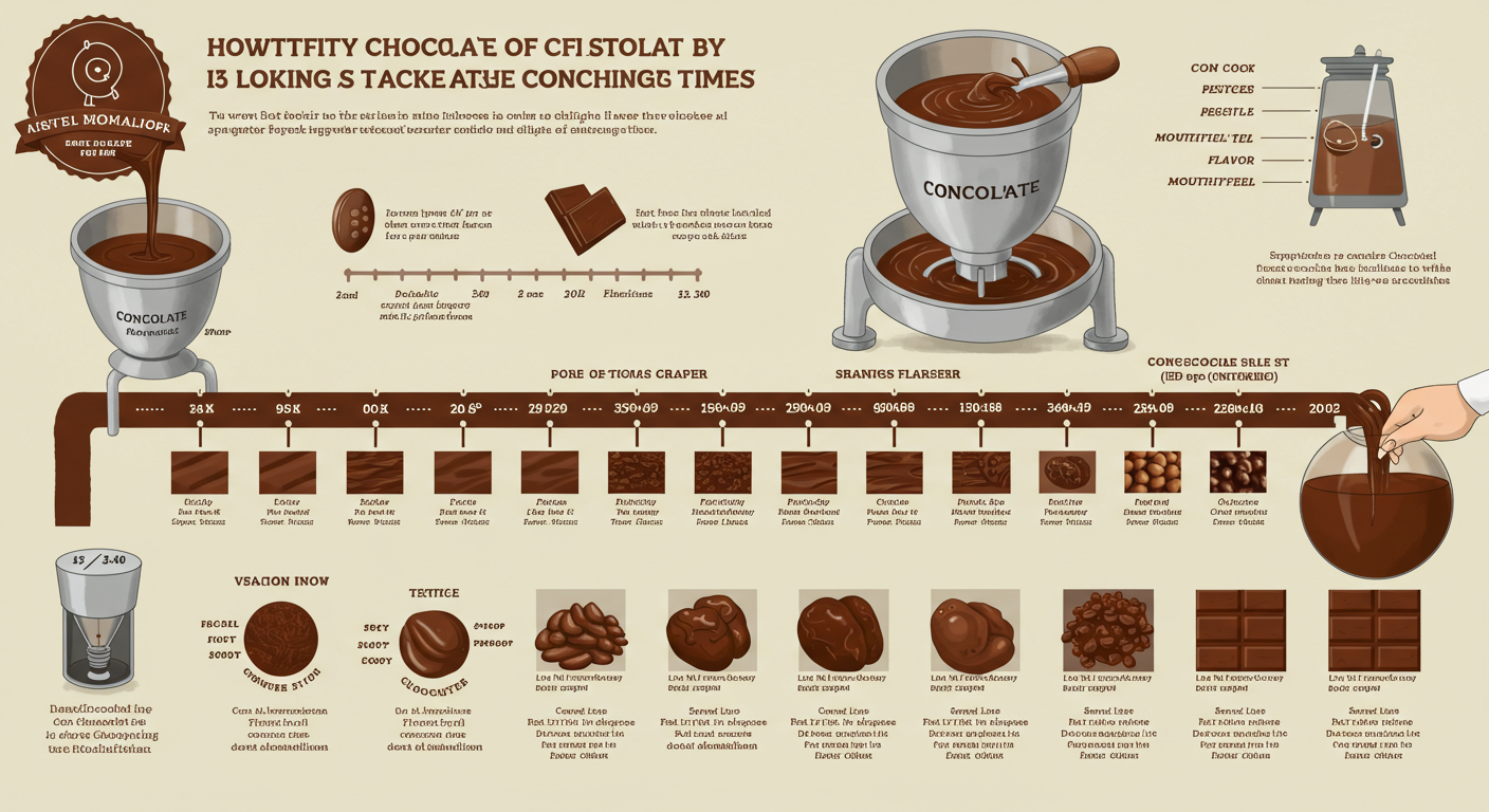 초콜릿감별 콘칭시간 바닐라빈 설탕타입