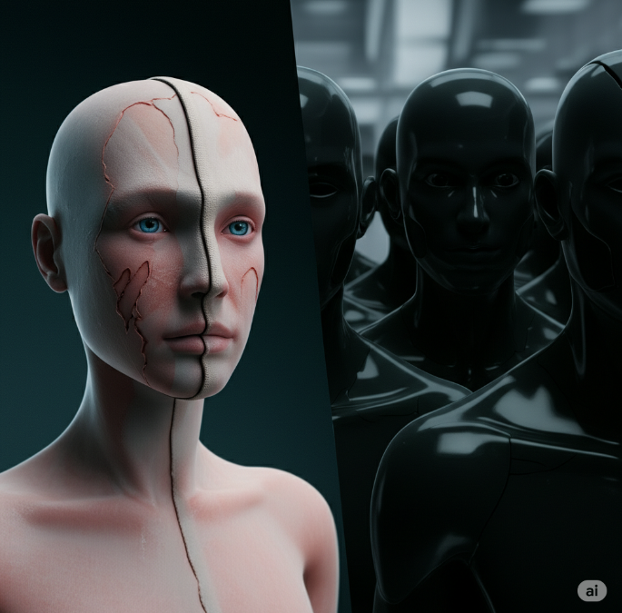 우리는 아직도 구분을 시도할 것인가?그것이 어떤 의미 인가?- 구글 제미나이 생성 이미지