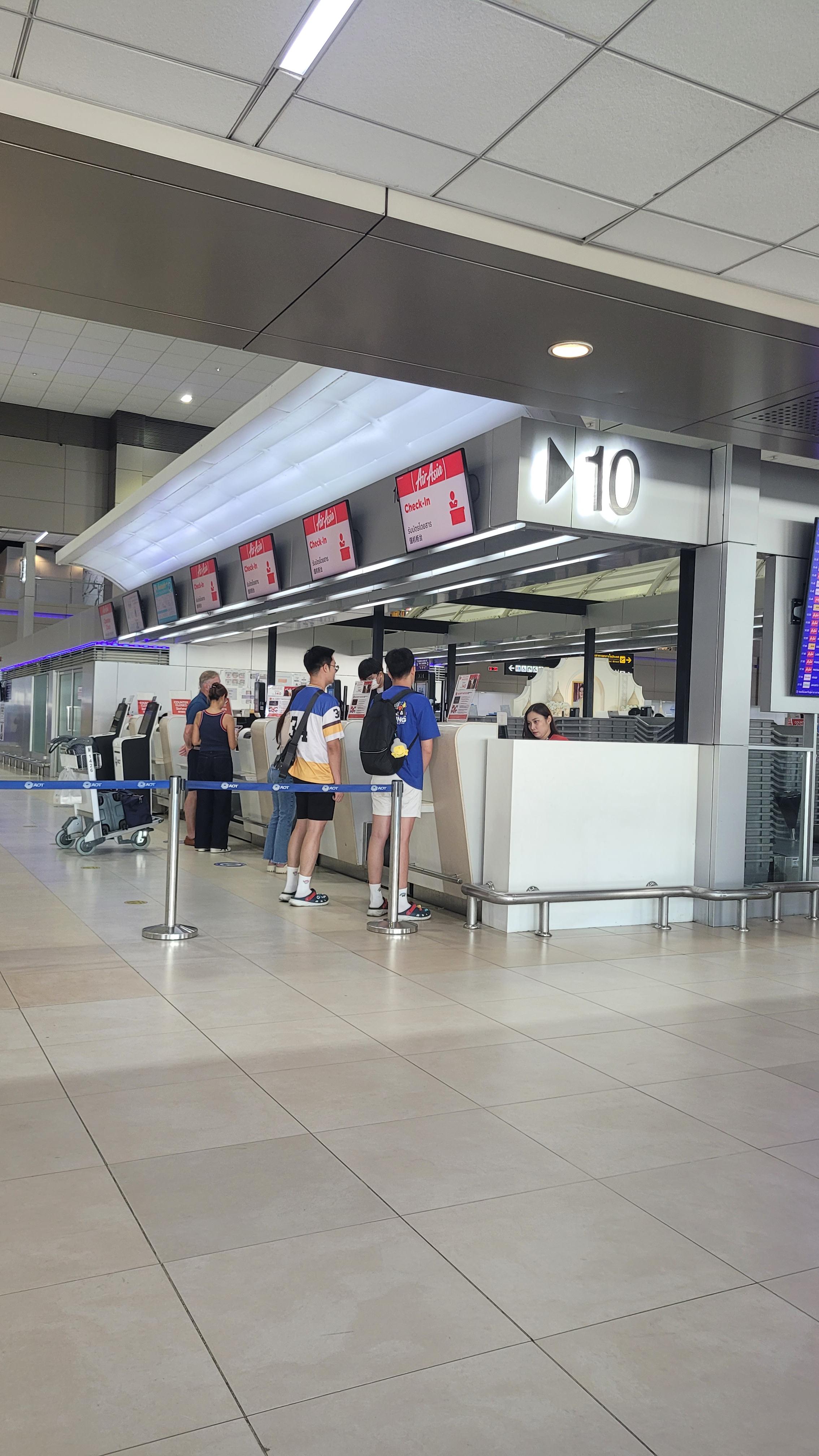 태국 방콕 돈므앙공항 콘캔여행, 일반환승 자가환승