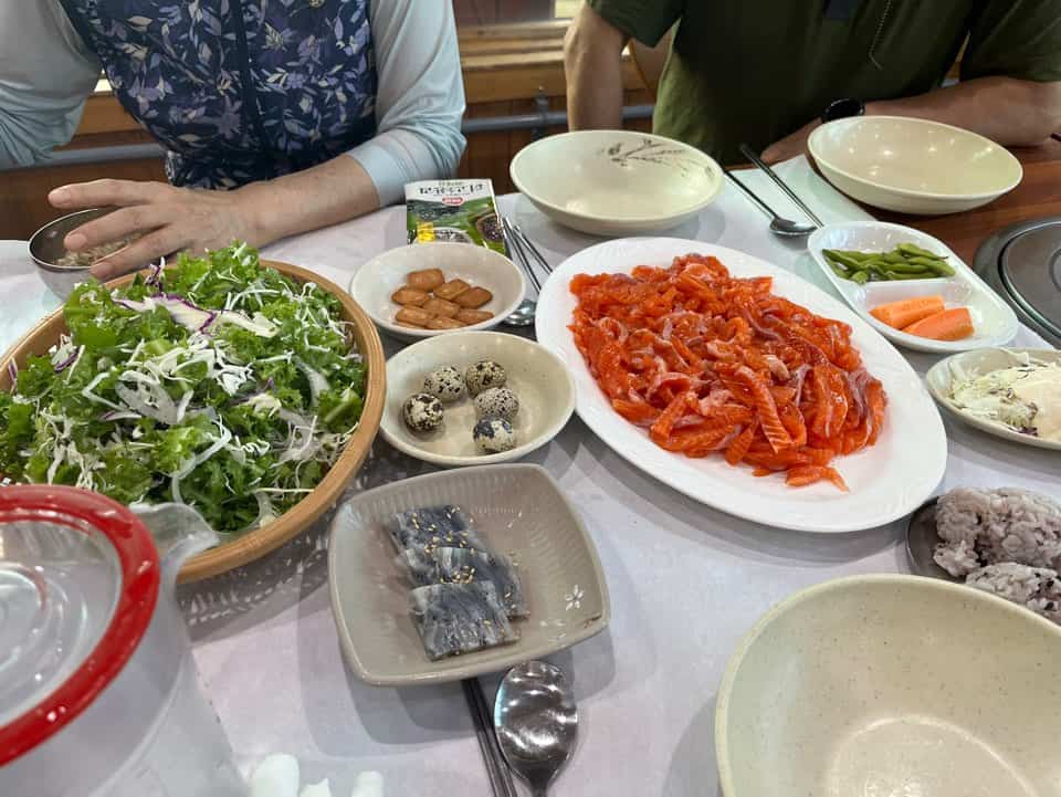금호송어장 송어회