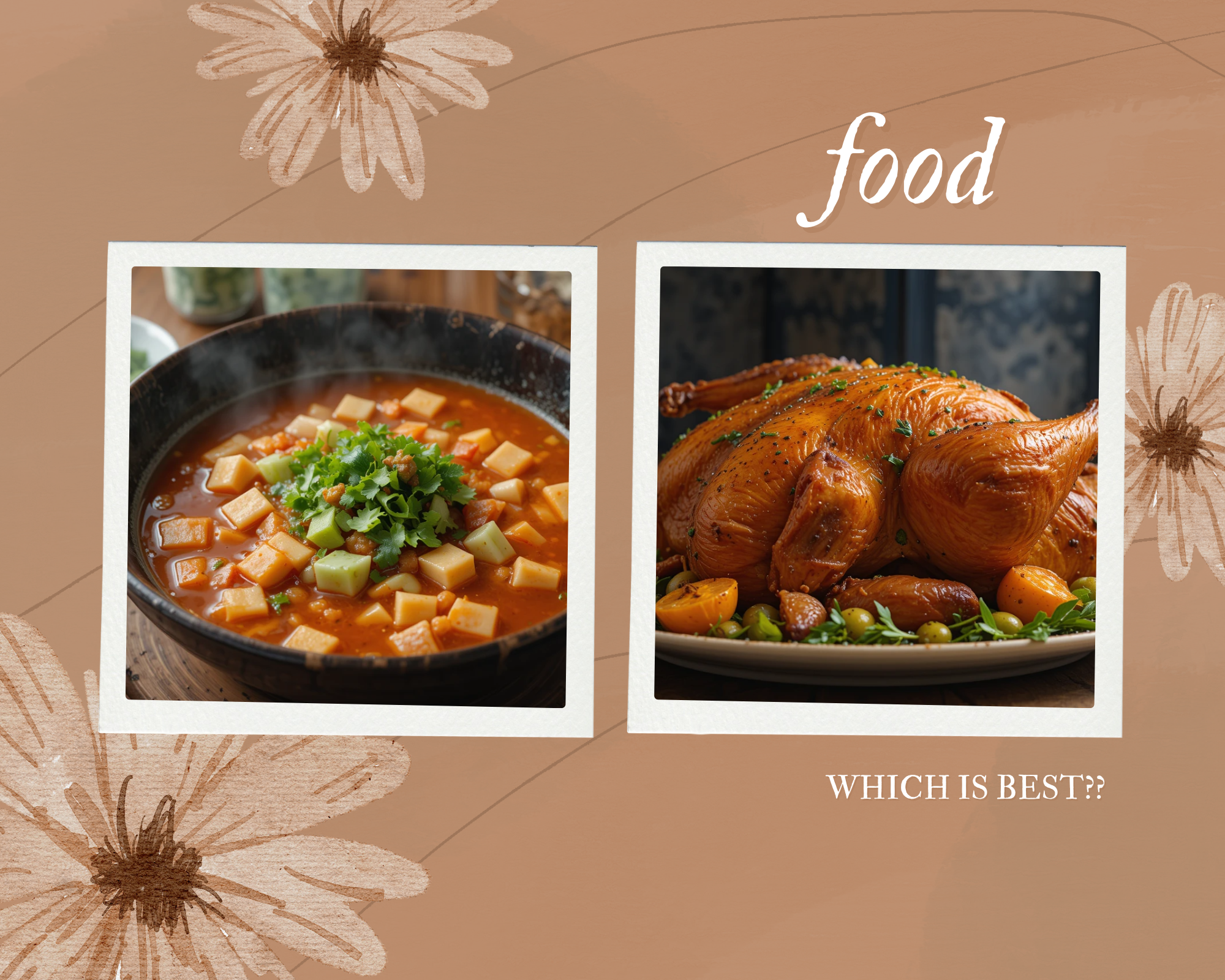 한식과 양식 겨울철 음식 관련 사진