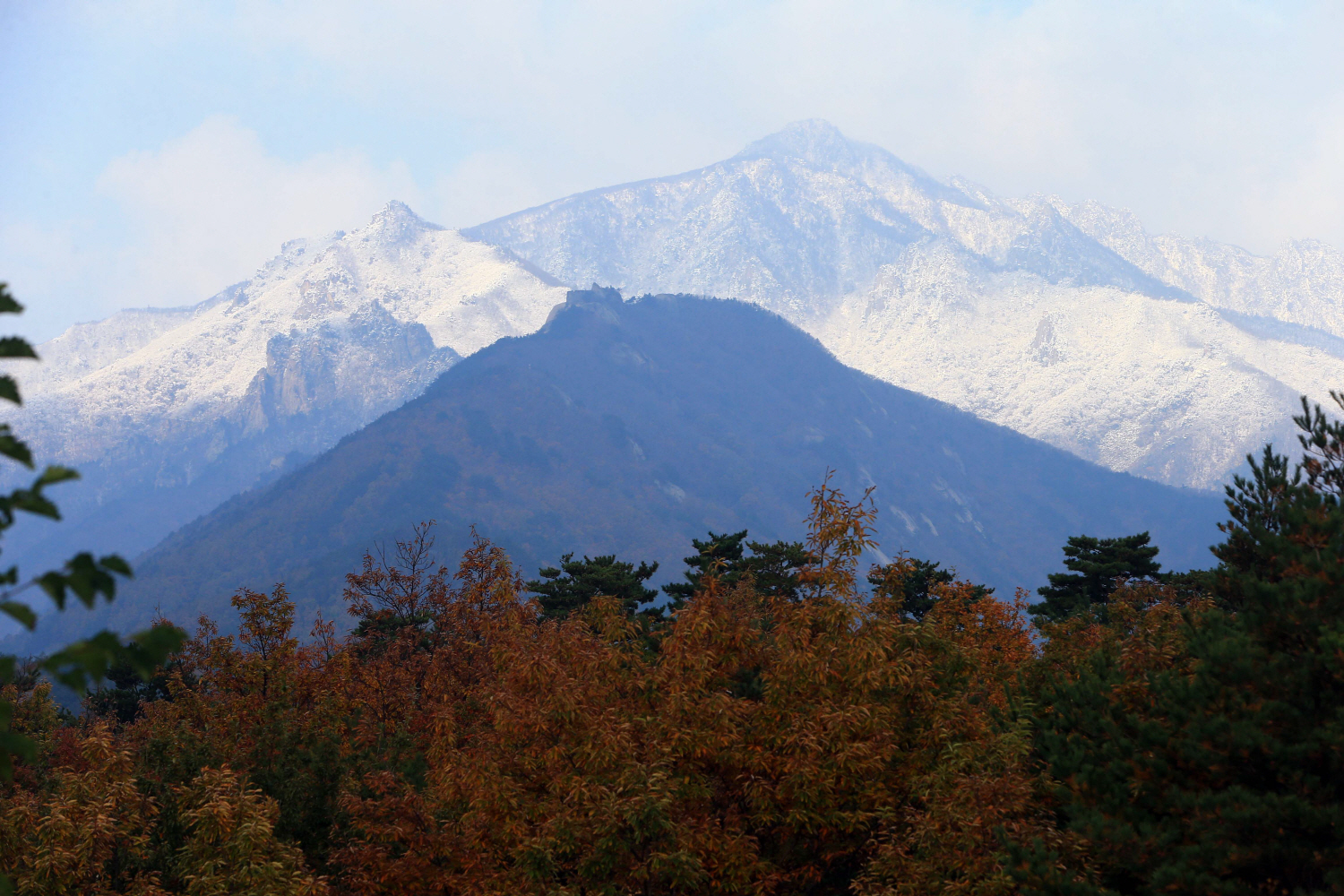유명산 등산코스 및 지도