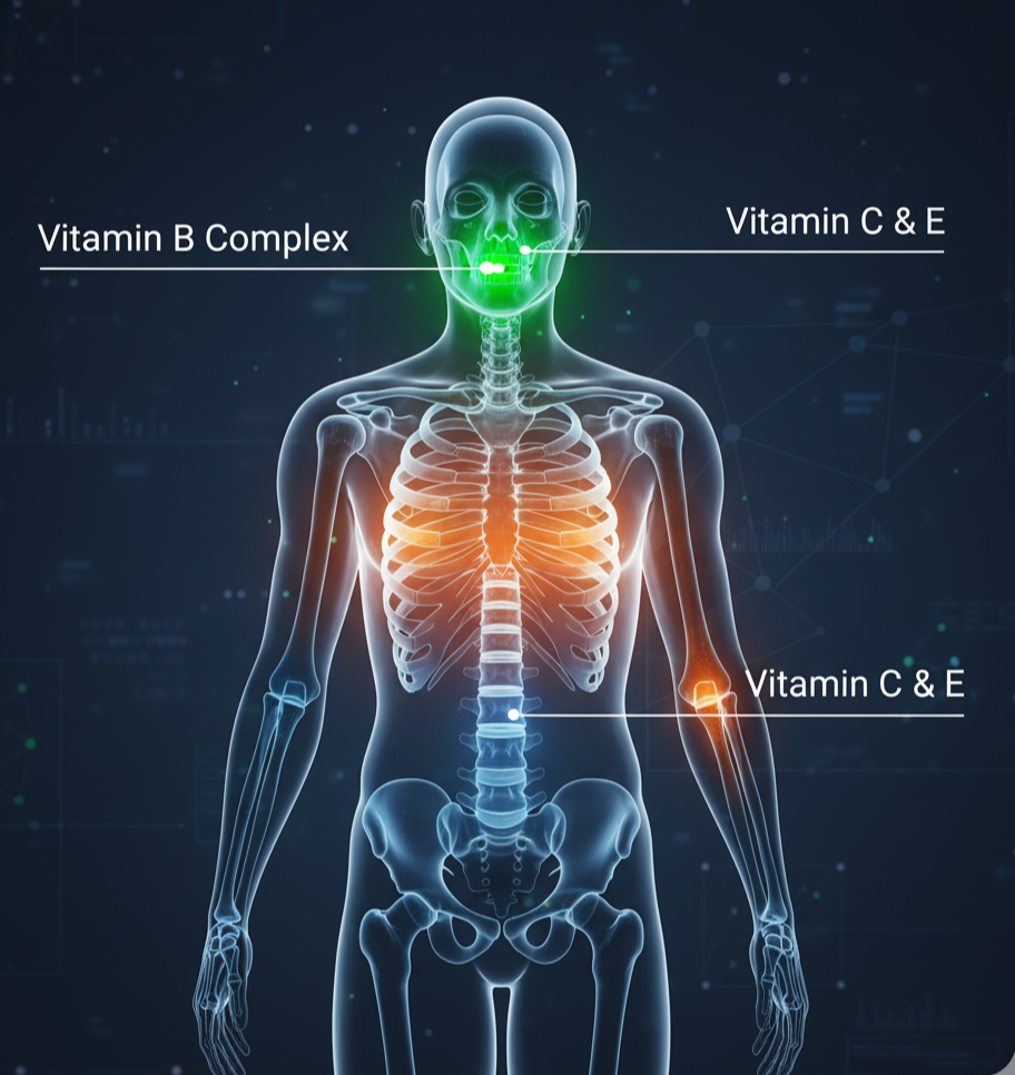 만성 피로, 구내염? 내 몸이 보내는 비타민 결핍 신호